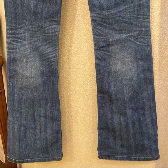MISS ME Women Blue Signature Boot Rose Gold Buttons Jeans Size 28 - Picture 4 of 10